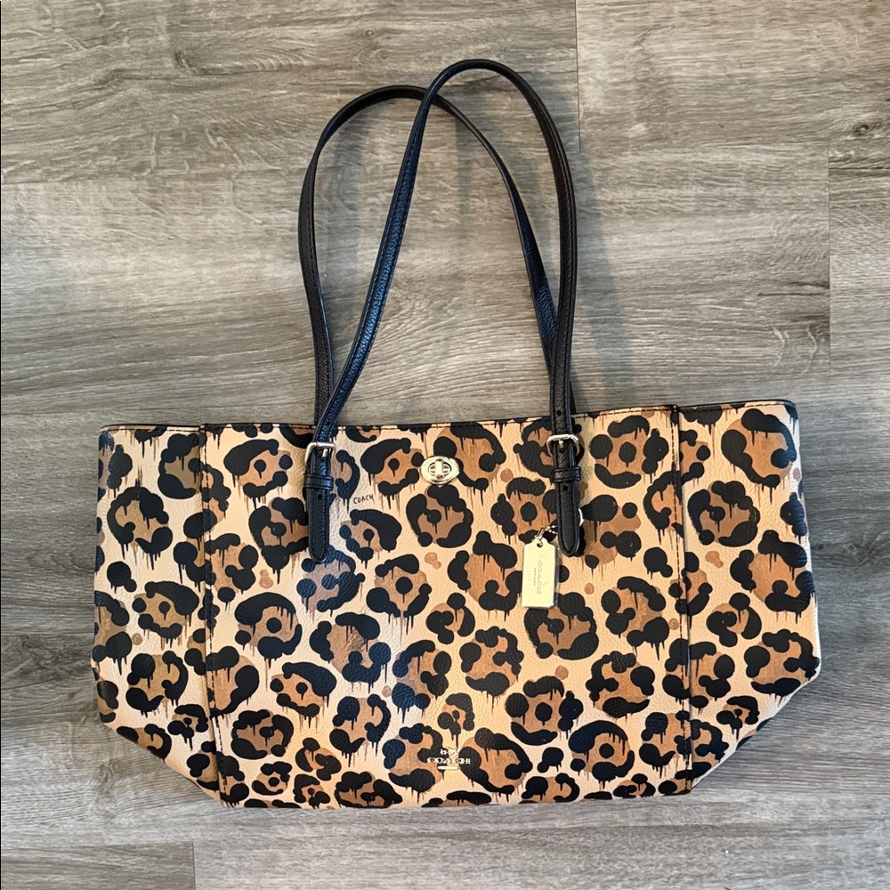 Coach Wild Beast Turn Lock Tote